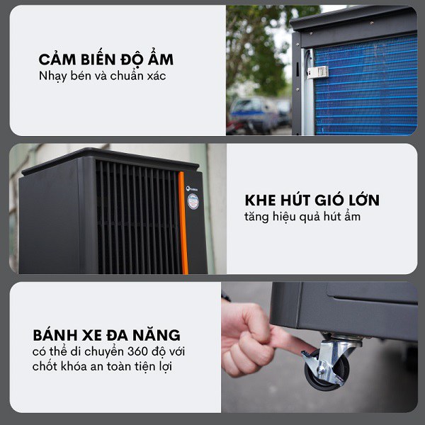 Máy hút ẩm công nghiệp FUJIHAIA DH90B