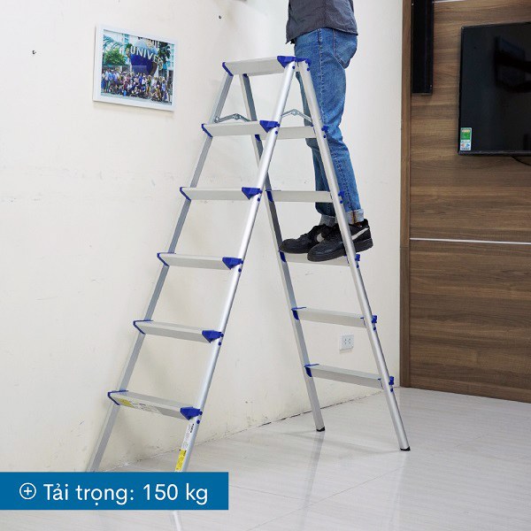 Thang nhôm gấp chữ A ADVINDEQ ADL806
