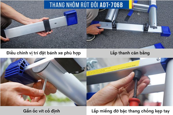 Thang rút gọn Advindeq ADT706B