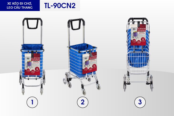 xe kéo đi chợ leo cầu thang Advindeq TL-90CN2.1
